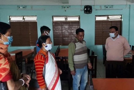 Councilor of Belonia Municipal Council and President inspected Hostels in Belonia Councilor of Belonia Municipal Council and President inspected Hostels in Belonia